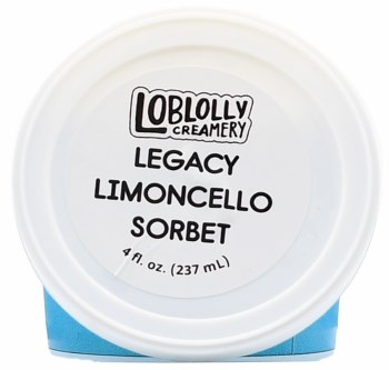 Loblolly Legacy Limoncello Sorbet  4oz