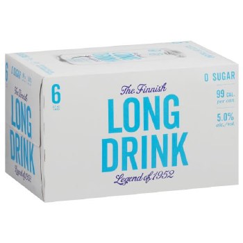 Long Drink Citrus Zero 6pk 12oz Can