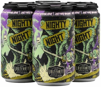 Lost Forty Small Batch Nighty Night Barrel Aged Imperial Stout 4pk 12oz Can