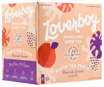 Loverboy White Tea Peach 6pk 12oz Can