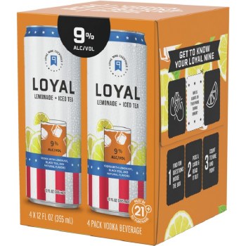 Loyal Lemonade Iced Tea 4pk 12oz Can