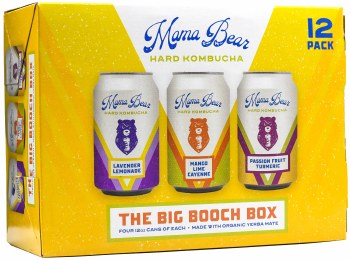 Mama Bear Hard Komucha The Big Booch Box 12pk 12oz Can