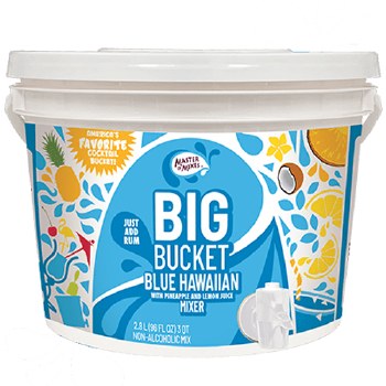 Big Bucket Blue Hawaiian Mixer 96oz Bucket