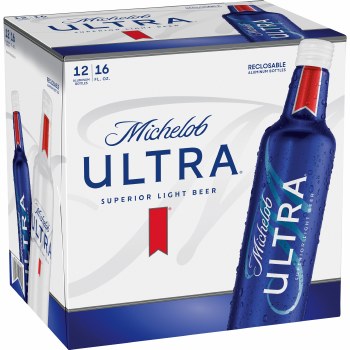 Michelob Ultra Aluminum Bottles 12pk 16oz Btl