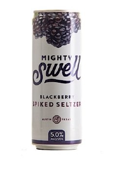 Mighty Swell Blackberry Seltzer 19.2oz Can