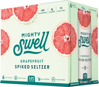 Mighty Swell Grapefruit Spritzer 6pk 12oz Can