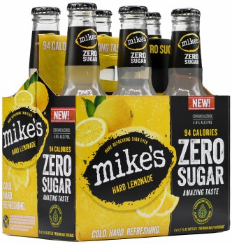 Mikes Hard Lemonade Zero Sugar 6pk 11oz Btl