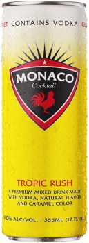 Monaco Tropic Rush Cocktail 12oz Can