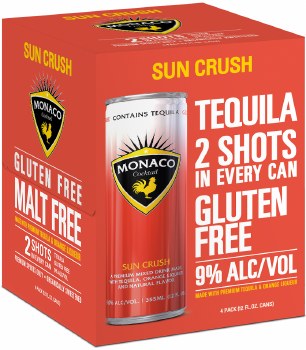 Monaco Sun Crush 4pk 12oz Can