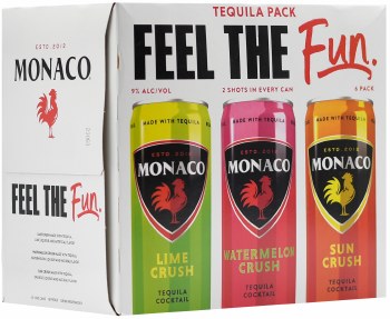 Monaco Tequila Variety Pack  6pk 12oz Can