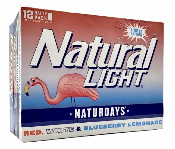 Natural Light Naturdays Red White & Blueberry Lemonade 12pk 12oz Can