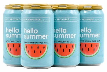New Province Hello Summer Watermelon Pale Ale 6pk 12oz Can