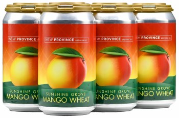 New Province Sunshine Grove Mango Wheat 6pk 12oz Can