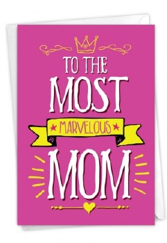 Marvelous Mom Birthday Card