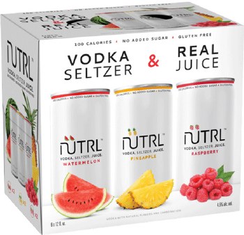 Nutrl Hard Seltzer Variety Pack 6pk 12oz Can