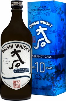 Ohishi 10 Year Ex Brandy Cask Japanese Whisky 750ml