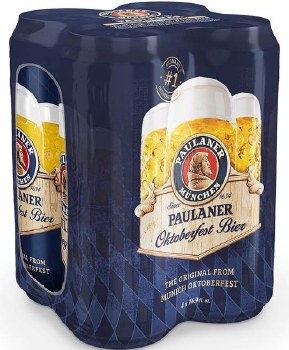 Paulaner Oktoberfest Bier 4pk 16.9oz Can