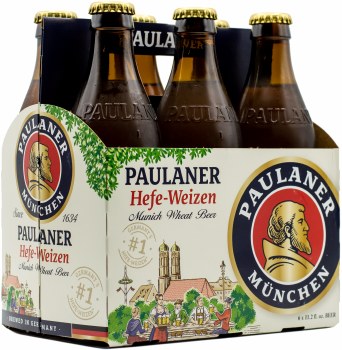 Paulaner Hefe-Weizen Natural Wheat 6pk 11.2oz Btl