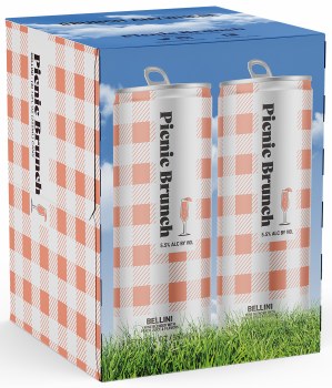 Picnic Brunch Bellini 4pk 12oz Can