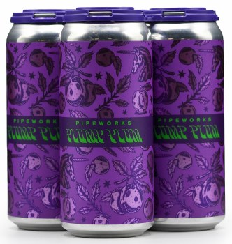 Pipeworks Plump Plum Sour 4pk 16oz Can