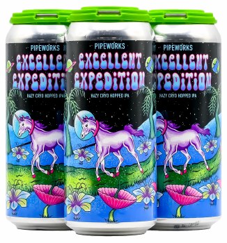 Pipeworks Excellent Expedition Hazy IPA 4pk 16oz Can