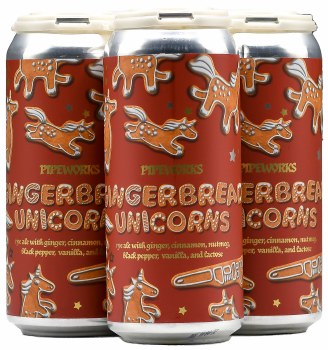 Pipeworks Brewing Gingerbread Unicorn 4pk 16oz Can