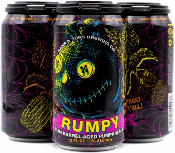 Rahr & Sons Rumpy Pumpkin Ale 4pk 12oz Can