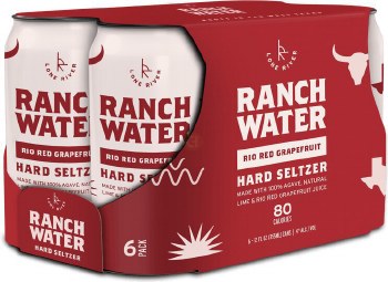 Lone River Ranch Water Grapefruit 6pk 12oz Can