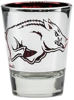 Arkansas Razorback Lasercut Shotglass