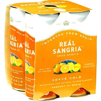 Real Sangria Red 4pk 250ml Can