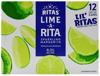 Ritas LimeARita Sparkling Margarita 12pk 7.5oz Can
