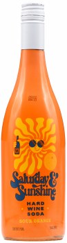 Saturdays & Sunshine Hard Sour Orange Soda 750ml