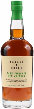 Savage and Cooke Rye Whiskey 750ml
