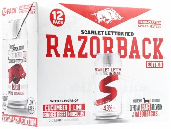 Scarlet Letter Spiked Seltzer (Red) 12pk 12oz Can