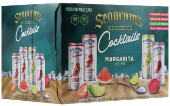 Seagrams Escapes Margarita Variety Pack 12pk 12oz Can