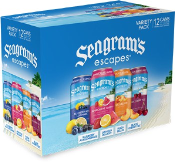 Seagrams Escapes Variety Pack 12pk 12oz Can