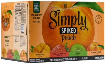 Simply Spiked Peach 12pk 12oz Can