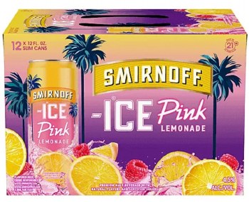 Smirnoff Ice Pink Lemonade 12pk 12oz Can