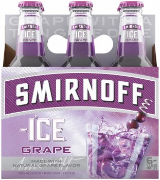 Smirnoff Ice Grape 6pk 11.2oz Btl