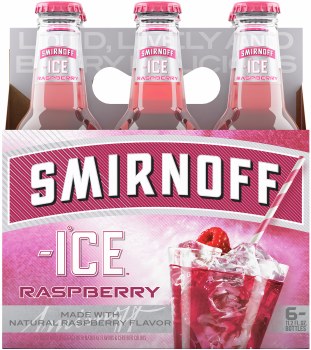 Smirnoff Raspberry Vodka 6pk 11.2oz Btl