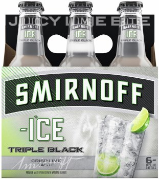 Smirnoff Ice Triple Black 6pk 11.2oz Btl