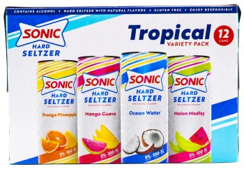 Sonic Hard Seltzer Tropical Variety Pack 12pk 12oz Can