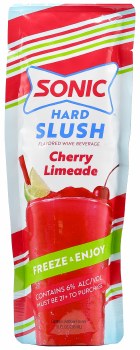 Sonic Hard Slush Cherry Limeade 10oz Pouch