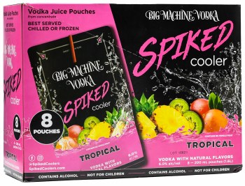 Big Machine Spiked Cooler Tropical 8pk 200ml