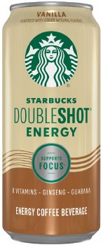Starbucks Double Shot Vanilla Energy Coffee Beverage 15oz Can