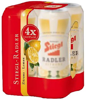 Stiegl Radler Zitrone Classic 4pk 16oz Can