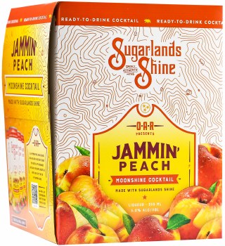 Sugarlands Jammin Peach Shine Cocktail 4pk 12oz Can