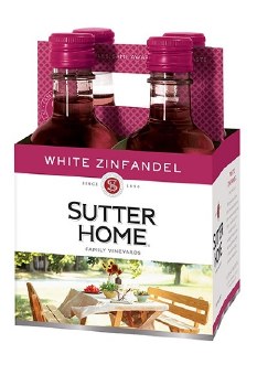 Sutter Home White Zinfandel 4pk 187ml
