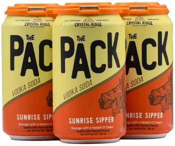 Crystal Ridge The Pack Orange Vodka Soda 4pk 12oz Can