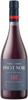 Three Henrys Pinot Noir 750ml